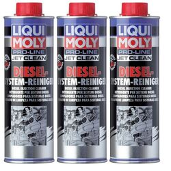 3x 500 ml Liqui Moly 5154 Pro-Line JetClean Diesel-System-Reiniger