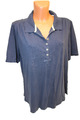 Adler Bexleys Shirt XL 44/46 Poloshirt kurzarm blau T-Shirt Poloshirt Kragen