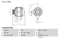 BOSCH Generator Für VW California T4 Camper Lt 28-35 0986040360