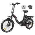 Elektrofahrrad 36V 12Ah E Mountainbike 20 Zoll E-Bike Moped 350W CityBike E-MTB