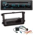 Kenwood Bluetooth DAB CD MP3 USB Autoradio für Skoda Fabia Octavia Rapid Roomste