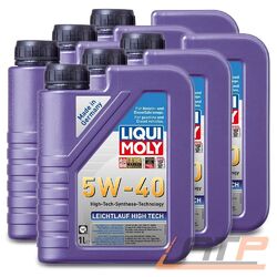 6x 1 L LITER LIQUI MOLY LEICHTLAUF HIGH TECH 5W-40 MOTOR-ÖL MOTOREN-ÖL 50047840Die Nr.1* für Autoteile: Top-Preis-Leistungs-Verhältnis