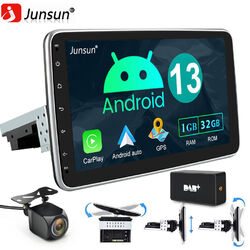 10" Android 13 DAB+ Autoradio 1 DIN GPS Navi WIFI 360° Drehbar Bildschirm Kamera