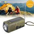 Handkurbel Radio Solar Kurbel Dynamo Radio AM/FM Radio Notfall LED Taschenlampe