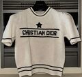 CHRISTIAN DIOR KURZARM STRICKPULLOVER PULLOVER 100% Authentic GR: 12