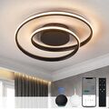 Smart LED Deckenlampe Alexa, Google Home Dimmbar Fernbedienung 2500 Lumen 48cm