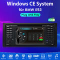 7" Autoradio Für BMW 5er E39 X5 E53 7er E38 CD DVD Player DAB+ GPS NAVI BT WIFI