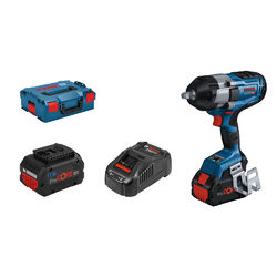 Bosch Akku-Drehschlagschrauber 1/2'' GDS 18V-1000 C mit 2x Akku, Lader in L-BOXX