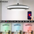 Smart LED Decken Hänge Lampe RGB Tageslicht Esszimmer App Pendel Leuchte dimmbar