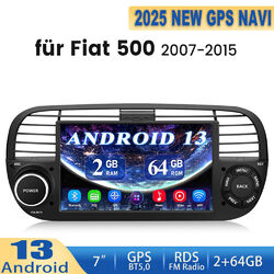 2+64G 7" Android12 Für Fiat 500X 2014-2020 Autoradio GPS Nav DSP WIFI Carplay DE