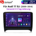 Für Audi TT 8J 2006-2014 Android12 Autoradio GPS NAVI BT WIFI RDS FM DAB+ 1+32GB