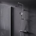 Duschsystem mit Wannen Thermostat Duscharmatur Regendusche Duschset Duschsäule