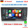Für Audi A6 4B2 4B5 C5 1997-2005 Carplay Android13 Autoradio GPS NAVI BT FM DAB+