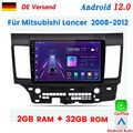 Für Mitsubishi Lancer 2008-2012 Carplay Autoradio GPS NAVI BT FM WIFI DAB+ 2+32G