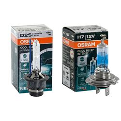 OSRAM Set D2S + H7 COOL BLUE INTENSE XENARC Xenon Brenner Glühbirne Birne
