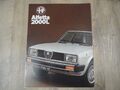 Prospekt brochure ALFA ROMEO Alfetta 2000 L SR118