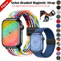 Magnet Nylon Armband Für Apple Watch Ultra 2 49mm iWatch Series 9 8 7 6 5 4 3 SE