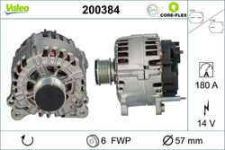 Lichtmaschine Generator Lima VALEO CORE-FLEX 200384 für VW PASSAT B7 Variant 365