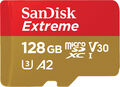 SANDISK Extreme® UHS-I, Micro-SDXC Speicherkarte, 128 GB, 190 MB/s