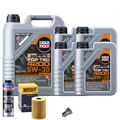 Motoröl 5W30 LIQUI MOLY Top Tec4200 9L+HENGST Ölfilter+Spülung+Ölablassschraube