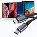 60W Ladekabel USB-C auf USB-C TYPE-C Datenkabel für SAMSUNG HUAWEI APPLE LENOVO