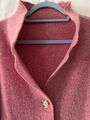 Strickjacke, REINE SCHURWOLLE, Gr. L, rosa, selten getragen