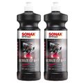 SONAX 2x 1 L LITER PROFILINE POLIERMITTEL ULTIMATECUT 6+ SCHLEIFPASTE POLITUR