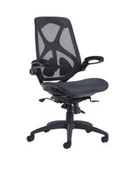 Hoher Rücken ergonomisches Netz Büro drehbarer Schreibtischstuhl Sitz schwarz