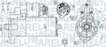 Anlasser 063721187010 MAGNETI MARELLI für VW LT 28-35 II Bus