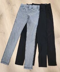 3 Skinny Jeans, Jeggings Gr. 158 von H&M