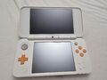 New Nintendo 2DS XL Weiß/Orange Wie Neu