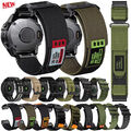 Nylon Canvas Armband Für Garmin Fenix 7 7X 6 6X Epix Pro 5 5X Plus 3HR Quickfit