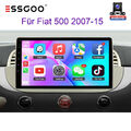 Android 13 Apple Carplay NAVI 2+64GB Autoradio GPS Für Fiat 500 2007-2015 Kamera