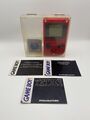 Nintendo Gameboy Classic Rot im Acryl-Case Inkl. Tetris