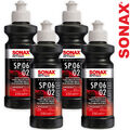 4x SONAX PROFILINE SP 06-02 Heavy Cut Politur Grobe Scheif Paste 250ml