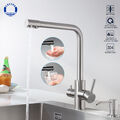Küchenarmatur 3 Wege Wasserhahn Wasserfilter Mischbatterie Küche Trinkwasserhahn