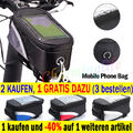 Fahrrad Tasche Rahmentasche Handy Oberrohrtasche Smartphone  Halterung·Bike Bag