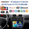 DAB Autoradio Android13 Carplay Für VW Touran 1T1 1T2 1T3 2004-2008 32G WIFI KAM