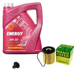 MANN-FILTER Ölfilter 5 L MANNOL Energy 5W-30 passend für MINI Mini R50 R53 R52