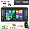 2+64GB Apple Carplay Android 13 Autoradio DSP RDS Navi für Audi A3 S3 RS3 8P 8V