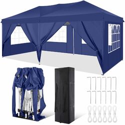 Pavillon Festzelt Gartenzelt 3x3m 3x6m UV-Schutz Partyzelt Bierzelt Zelt Garten