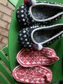 Esprit Damenschuh Strickschuh Wollschuh Ballerina Hausschuh Bunt + 1Gratis Gr.36