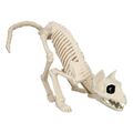 Dekofigur  KATZEN SKELETT  51cm beweglicher Kiefer Katze Halloween Party-Deko