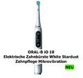 ORAL-B iO 10 Elektrische Zahnbürste White Stardust Zahnpflege Mikrovibration NEU