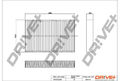 Innenraumfilter Partikelfilter DP1110.12.0097 Dr!ve+ für NISSAN RENAULT