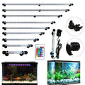 18-112cm LED Aquarium RGB Fisch Tank Wasserdicht Lampe Beleuchtung Schildkröten