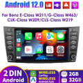 Android 13 Autoradio DAB+ CarPlay 32GB GPS Navi für Mercedes-Benz W211 CLS-W219