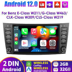 Für Mercedes Benz E-Class W211 W219 Autoradio Android 13 GPS Navi 2+32GB CarPlay