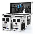 4x Cold Spark Machine DMX Sparkular Funkenmaschine mit Flight Case Bühneneffekt