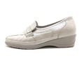 Waldläufer Damen Halbschuh Slipper Comfortschuh Beige Gr. 37 (UK 4)